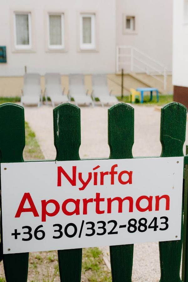 Nyírfa Apartman Vonyarcvashegy Exterior foto